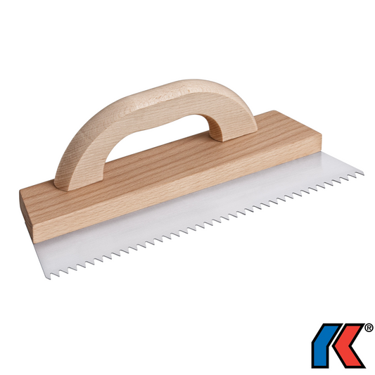 Werkfit Deckensäge mit gezahntem Metallblatt und ergonomischem Holzgriff für Stuckarbeiten