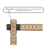 Holz-Gliedermaßstab Type 507 N  individuell bedruckbar mit Logo