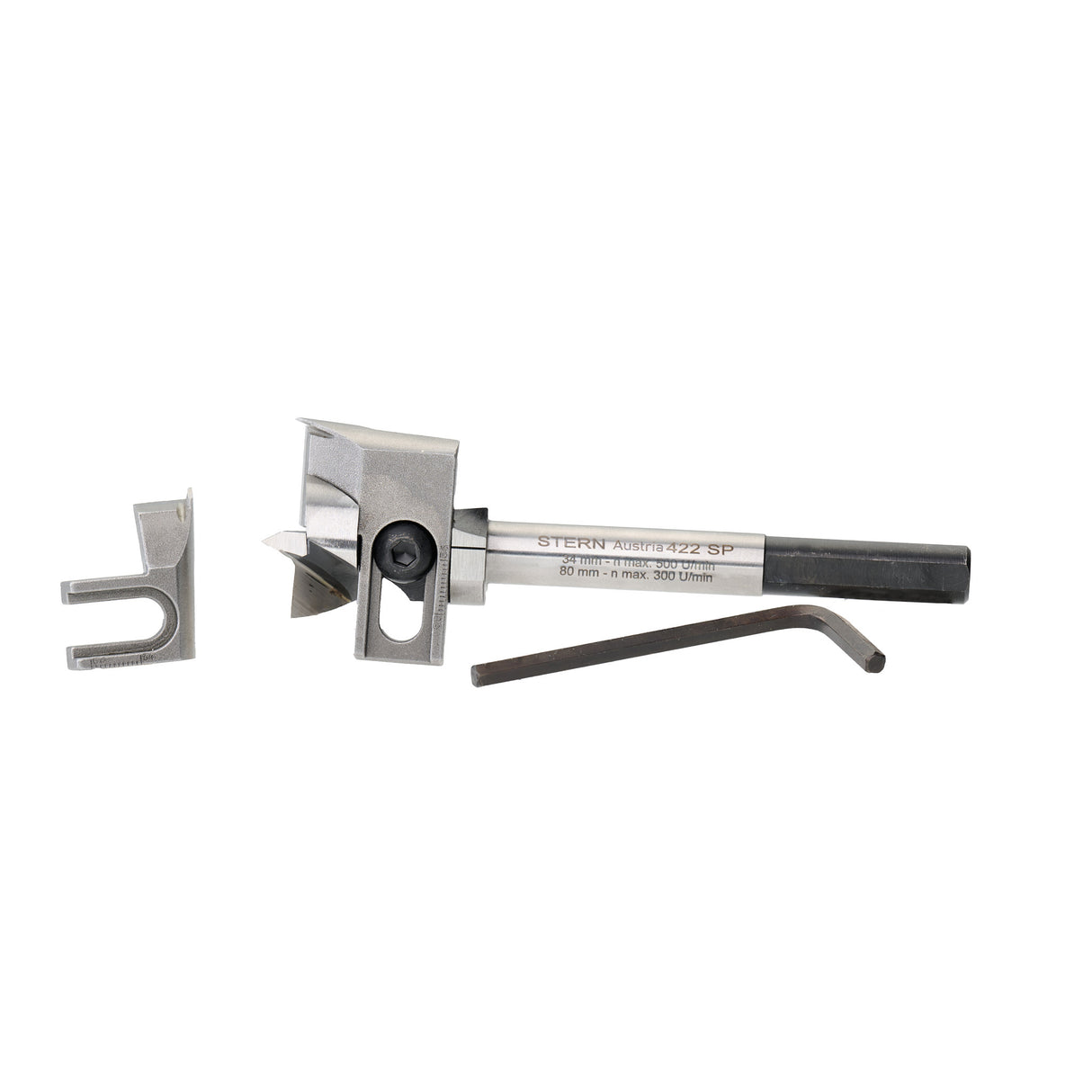 Verstellbarer Kunstbohrer 34–80 mm – inklusive Zubehör & Ersatzteile