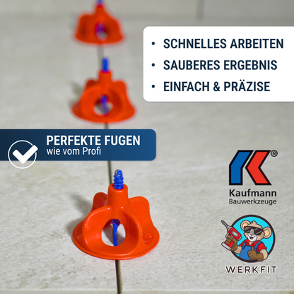 Fliesenverlegehilfe Nivelliersystem 1,5 mm
