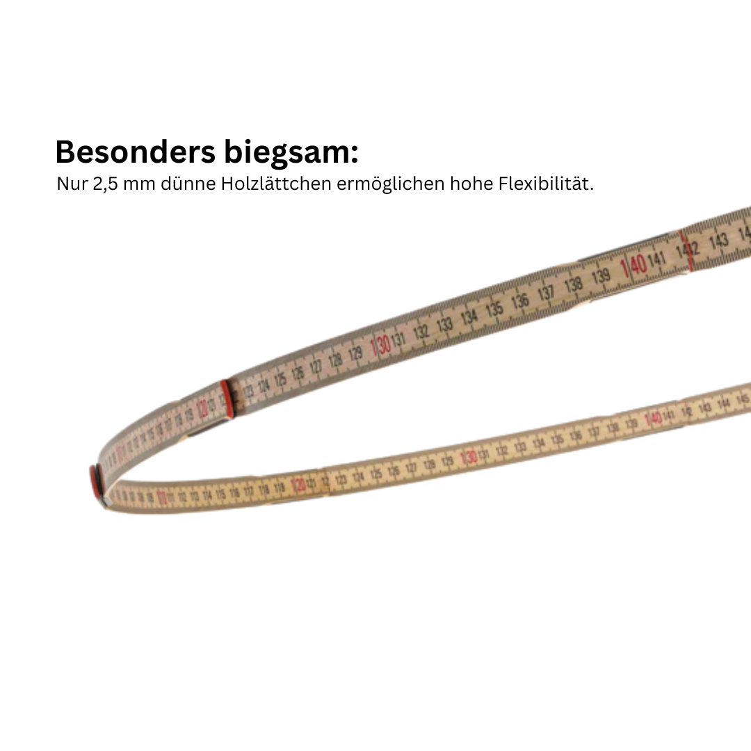 Holz-Gliedermaßstab Type 507 N  individuell bedruckbar mit Logo
