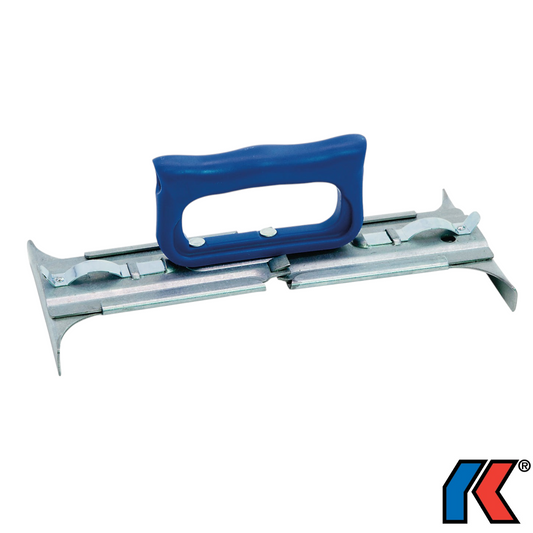 Werkfit Plattenheber aus Metall mit blauem Kunststoffgriff für Platten von 300 bis 500 mm