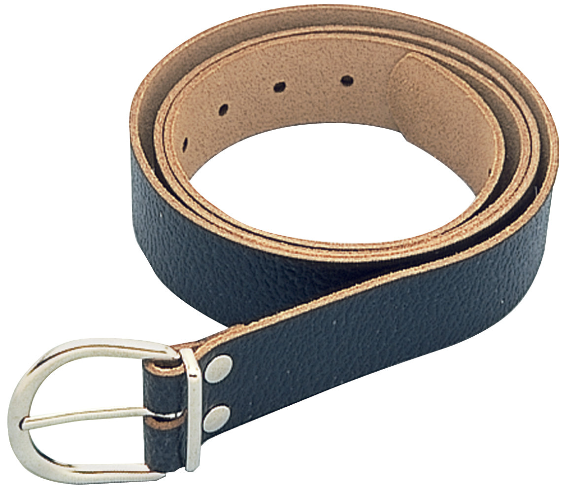 Ledergürtel schwarz 1200 x 30 mm