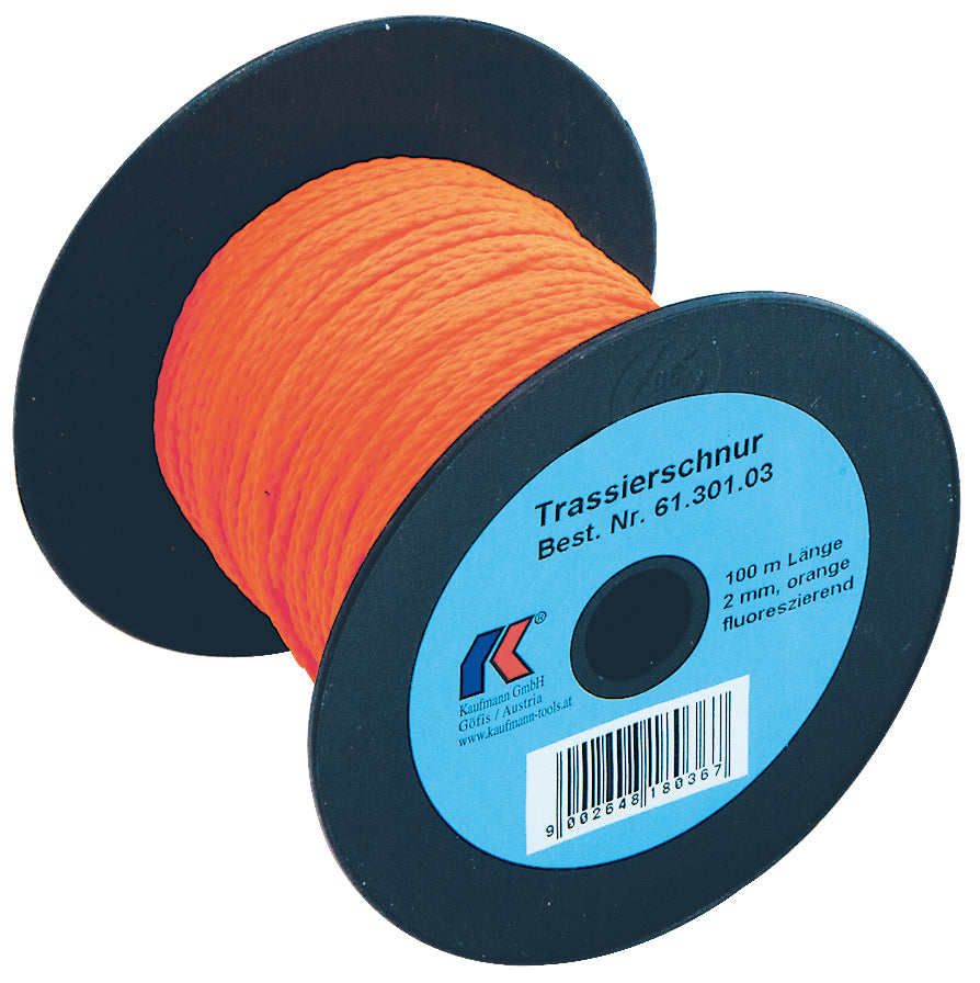 Trassierschnur orange fluoreszierend