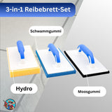 Fliesen Waschset 22 Liter – Waschboy mit Noppenrollen, Ausdrücksieb & Reibebrettern