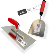 Rostfreie Glättekelle & Gipserkelle 100 mm – Spachtel Set