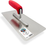 Rostfreie Glättekelle mit runden Kanten