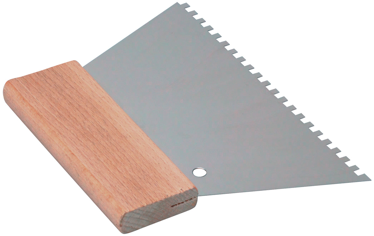 Kleberverteilspachtel trapezform