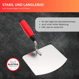 Rostfreie Eimerkelle 140 mm – Mörtelkelle mit Softgriff