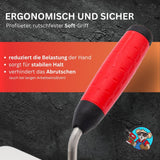 Rostfreie Eimerkelle 140 mm – Mörtelkelle mit Softgriff