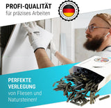 Fliesenkeile Kunststoff 30×7×0–5 mm – 500 Stück Abstandskeile für Fliesen