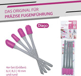 FUGENFUX® DIAGO 4er Set – Fugenglätter