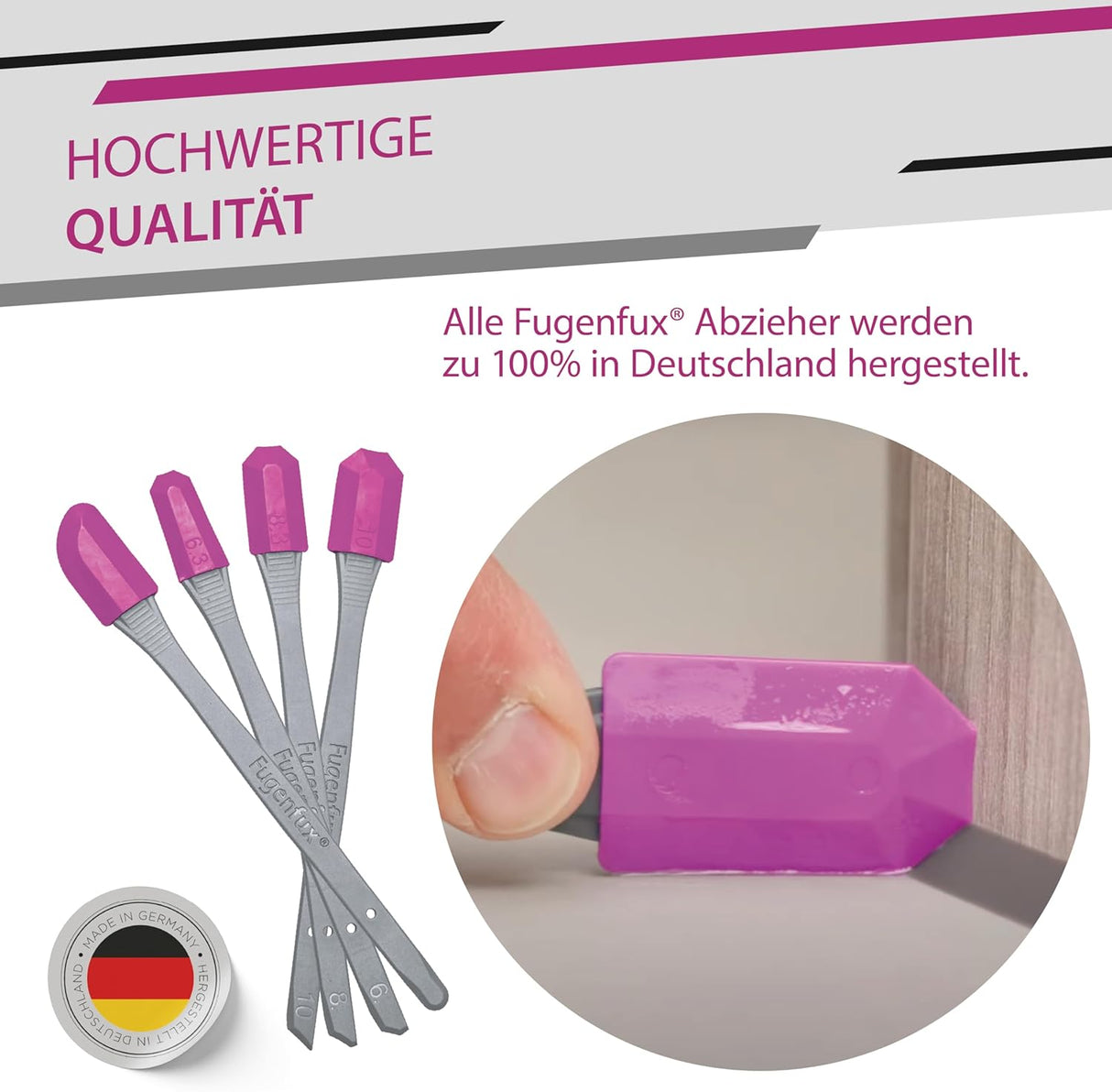 FUGENFUX® DIAGO 4er Set – Fugenglätter