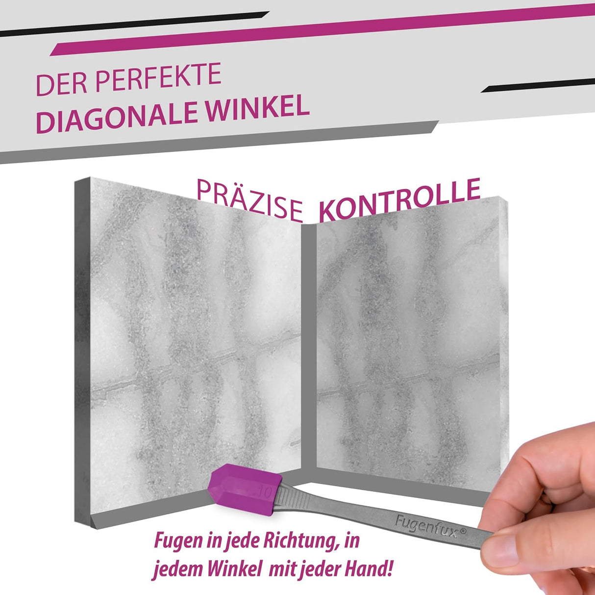FUGENFUX® DIAGO 4er Set – Fugenglätter