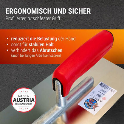 Rostfreie Glättekelle & Gipserkelle 100 mm – Spachtel Set