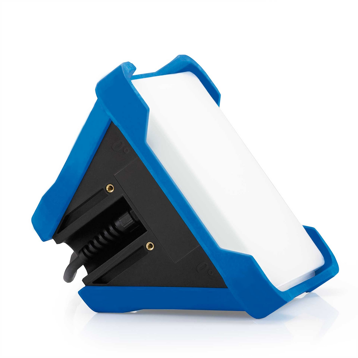 Werkfit LEDCUBE Classic Arbeitsleuchte mit 30 Watt und 5.200 Lumen in blauem Gehäuse