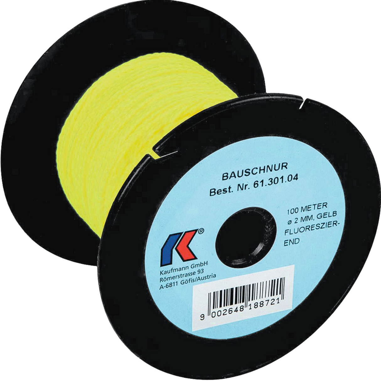 Bauschnur gelb fluoreszierend