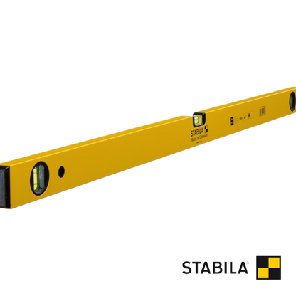Werkfit Stabila Wasserwaage Type 70-2 in Gelb mit zwei Libellen für präzise Messungen