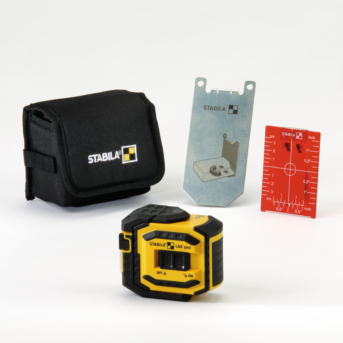 Kreuzlinien-Lot-Laser LAX 300 4-teiliges Set