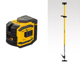Kreuzlinien-Lot-Laser LAX 300 5-teiliges Set