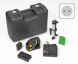 Kreuzlinien-Lot-Laser LAX 500 G 7-teiliges Set
