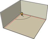Bodenlinien-Laser FLS 90 3-teiliges Set
