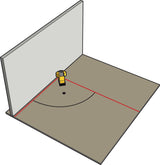 Bodenlinien-Laser FLS 90 3-teiliges Set