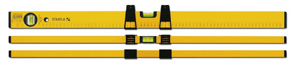 Werkfit Stabila Typ 70 MAS Wasserwaage 80 cm in Gelb mit integrierten Markierungshilfen für präzises Arbeiten
