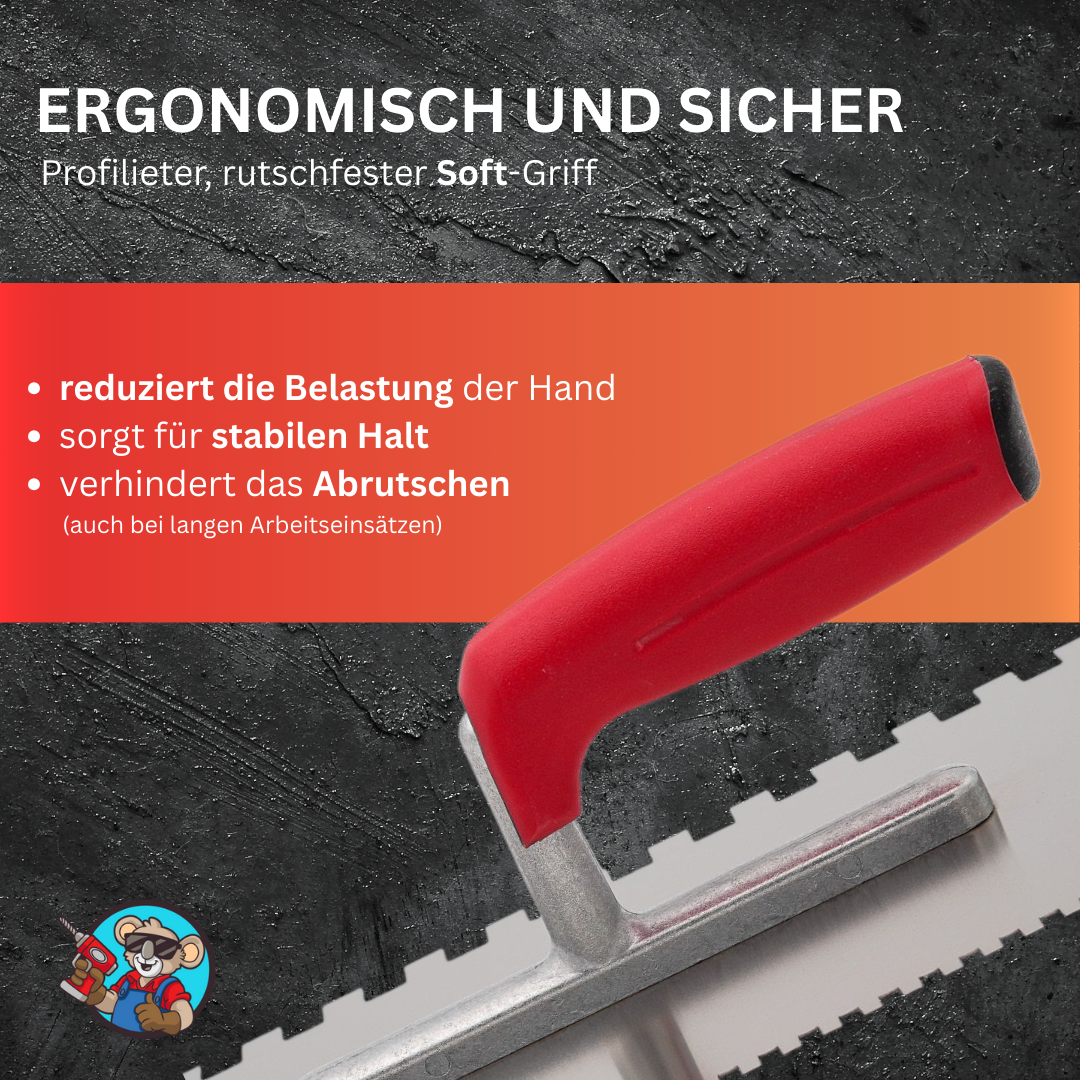 Doppel-Zahnkelle Edelstahl – Softgriff – E4/E10 oder E4/E12 – Profiqualität