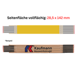 Holz-Gliedermaßstab Type 507 N  individuell bedruckbar mit Logo