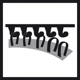 Lammwollhaube für Exzenterschleifer, 160 mm, Klett, 2er-Pack
