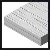 Polierfilz für Dreieckschleifer und Multi-Cutter, hart, Klett, 93 mm