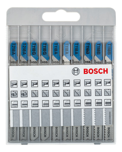 10-tlg. Stichsägeblatt-Set Basic for Metal