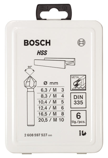 PRO Soft Metal HSS Kegelsenker Set, 6-tlg.