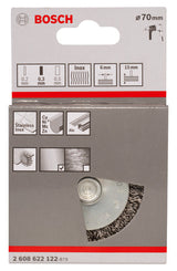 PRO Stainless Steel clean Scheibenbürste, gerader Schaft, 70 x 0,3 mm