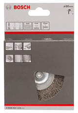 PRO Stainless Steel clean Scheibenbürste, gerader Schaft, 80 x 0,2 mm