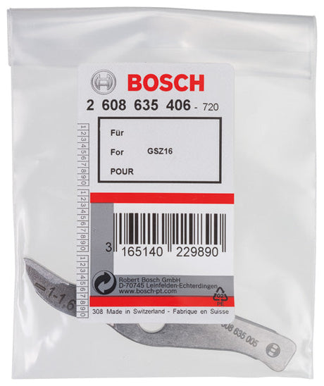 Messer gerade bis 1,6 mm, für Bosch-Schlitzschere GSZ 160 Professional