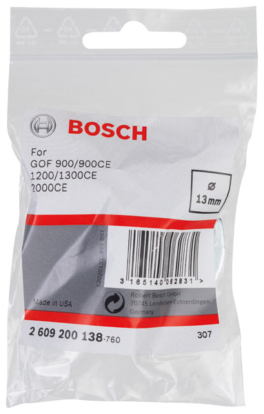 Kopierhülse für Bosch-Oberfräsen, mit Schnellverschluss, 13 mm