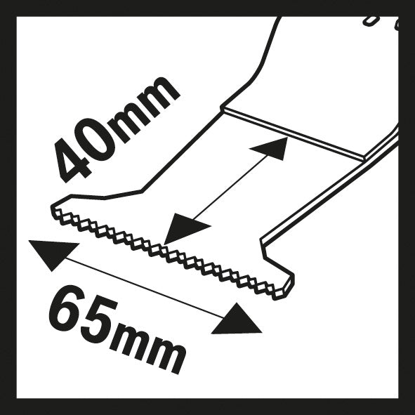 HCS Tauchsägeblatt AII 65 APC Wood, 40 x 65 mm