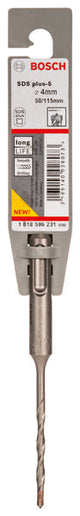 Hammerbohrer SDS plus-5, 4 x 50 x 115 mm
