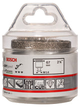 PRO Ceramic dry Trockenbohrkrone, 67 x 35 x 22.23 mm