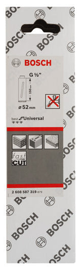 PRO Trockenbohrkrone, 52 x 150 mm, G 1/2 Zoll
