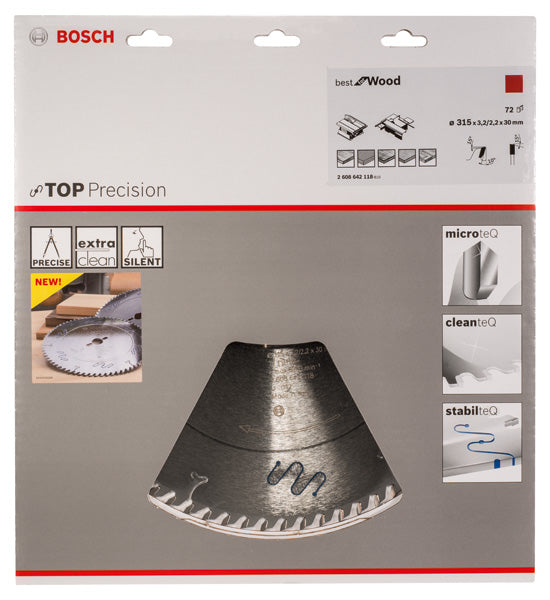 Kreissägeblatt Top Precision Best for Wood S 315 x 30 - 72