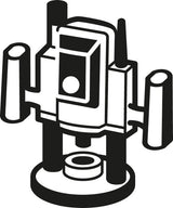 Abrundfräser Expert for Wood, 8 mm, D 38,1 mm, R1 12,7 mm, L 19 mm, G 61 mm