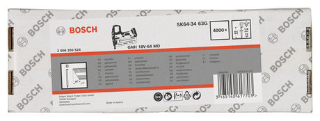 DA Senkkopf-Stift, SK64-34 63G,  1,8mm, 63mm, verzinkt, 4000er-Pack