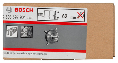 Zentrierkreuz für Trockenbohrkronen und Dosensenker, 62 mm