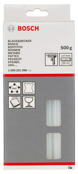 Schmelzkleber, 11 x 200 mm, 500 g, transparent