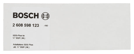 Adapter für Diamantbohrkronen, Maschinenseite SDS plus,Kronenseite G 1/2Zoll,115
