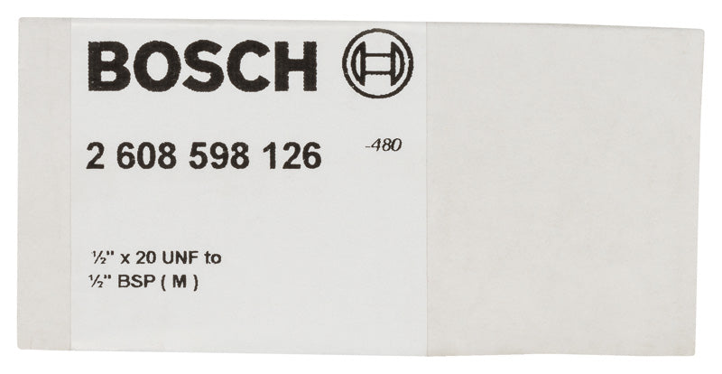 Adapter für Diamantbohrkronen. Maschinenseite 1/2 Zoll, Kronenseite G 1/2 Zoll
