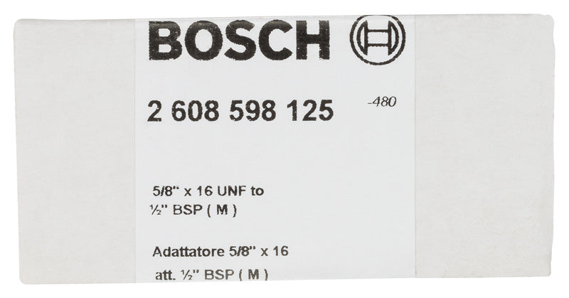 Adapter für Diamantbohrkronen, Maschinenseite 5/6 Zoll, Kronenseite G 1/2 Zoll